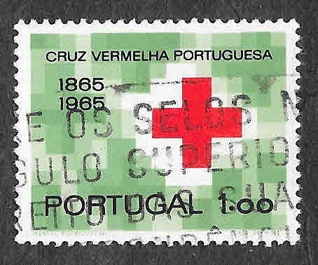 955 - Centenario de la Cruz Roja Portuguesa