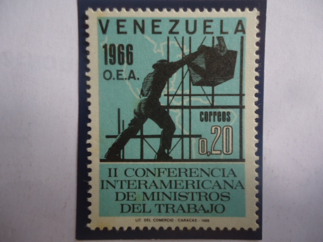 II Conferencia Interamericana  de Ministros del Trabajo - 1966 O.E.A.-Trabajadores de la Construción