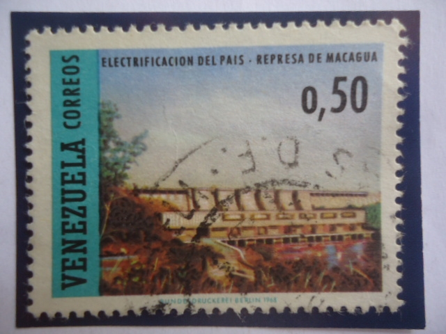 Electrificación del País - Represa de Macagua.