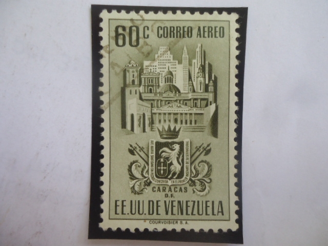 EE:UU: de Venezuela-Escudo de Armas de Caracas- Horizonte.