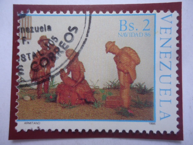 Navidad 1986 - Figuras del Pesebre del Niño Díos.