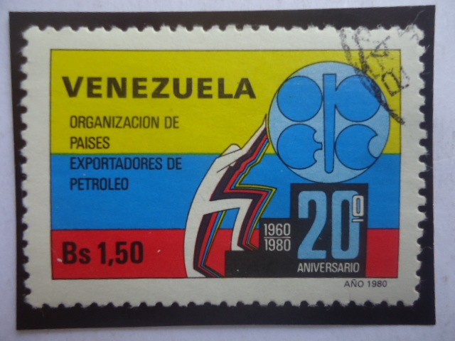 OPEC-Organización de Países Exportadores de Petróle - 20° Aniversario (1960-1980)o