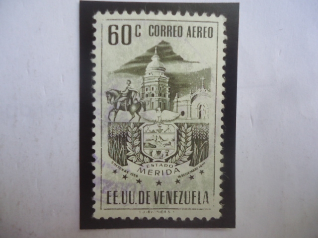 EE.UU. de Venezuela - Estado Mérida - Escudo de Armas.