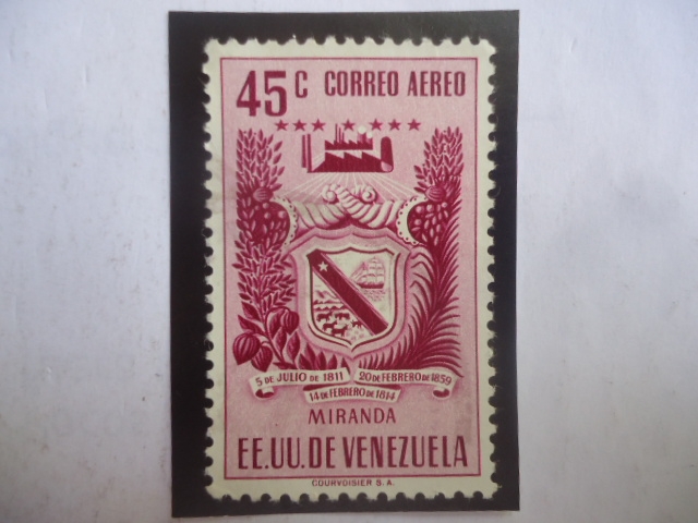 EE.UU. de Venezuela - Estado Miránda - Escudo de Armas.