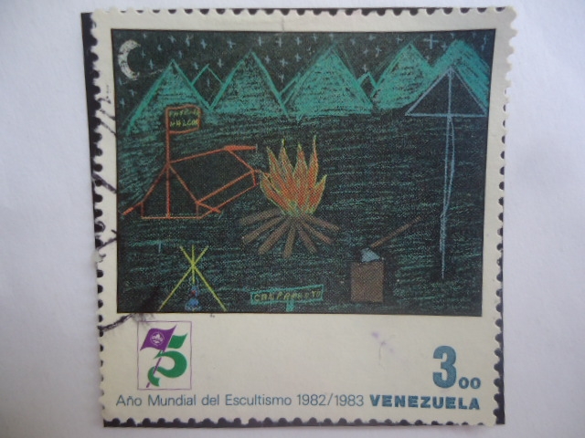 Año Mundial del Escultismo 1982/1983- Venezuela.