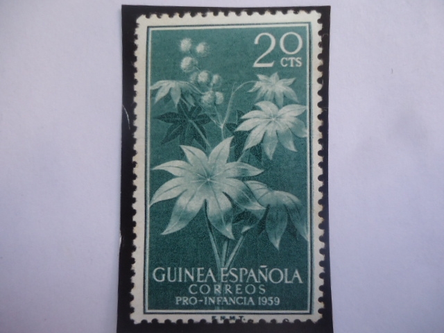Ed:ES-GN 393 -Guinea Española - Sello: Pro Infancia 1959