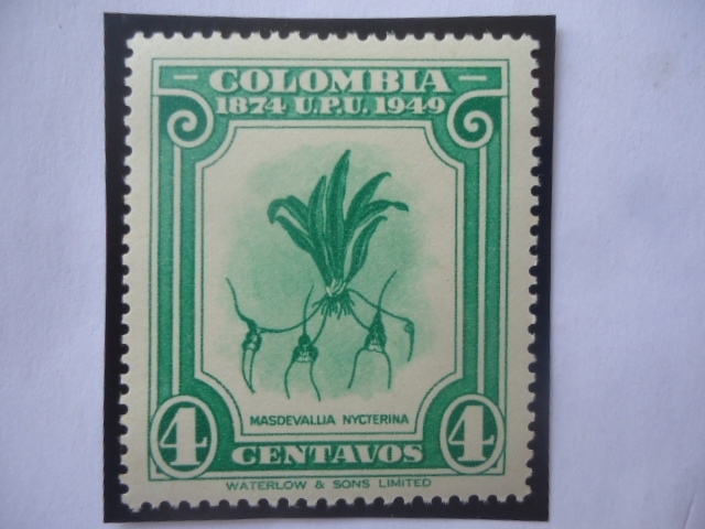 U.P.U. - 75°Aniversario de la Unión Postal Universal (1874-1949) - Masdevallia Nycterina.