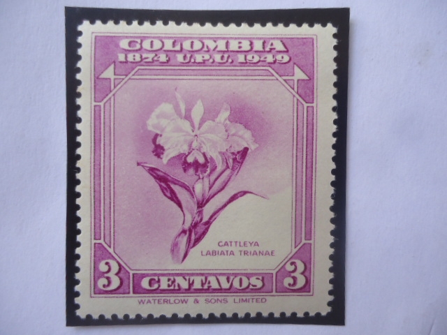 U.P.U. - 75°Aniversario de la Unión Postal Universal (1874-1949) - Cattleya  Labiata Trianae.