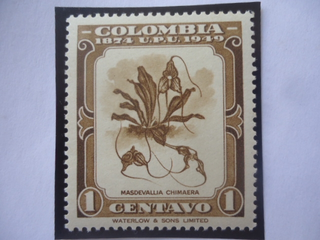 U.P.U. - 75°Aniversario de la Unión Postal Universal (1874-1949) - Masdevallia CHimaera.