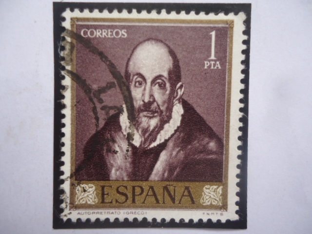 Ed:1334- Autorretrato del Pintor, Doménikos Theotokópoulos - 1541-1614-(El Greco)
