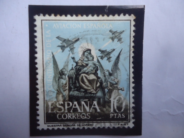 Ed:ES 1405-Cincuentenario de la Aviación Española- Nuestra Señora de Loreto.
