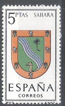 1634 Escudos de capitales de provincias españolas.Sáhara.