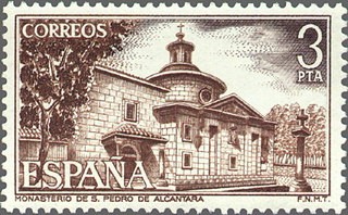 ESPAÑA 1976 2375 Sello Nuevo Monasterio San Pedro de Alcantara Vista General