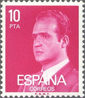 ESPAÑA 1977 2394 Sello Nuevo Serie Basicas Rey Don Juan Carlos I 10p