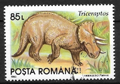 Animales prehistóricos - Triceratops