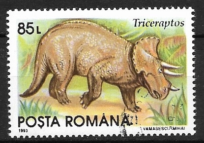 Animales prehistóricos - Triceratops