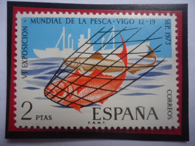 Ed:ES 2144 - Exposición Mundial  de la Pesca - Vigo, (12-19 de Sep.1973)