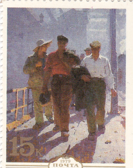 Mañana de trabajadores, Mikhail Belsky (1960)