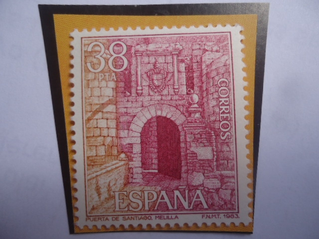 Ed:Es 2727 - Puerta de Santiago - Melilla - Serie: Turismo (1983)