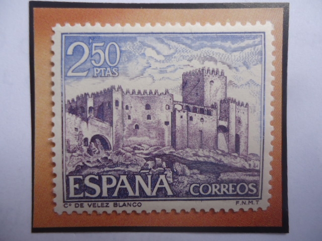 Ed:Es 1929- Castillo de Vélez Blanco (Municipio Vélez-Blanco-Almería) - Serie: Castillos (1969)