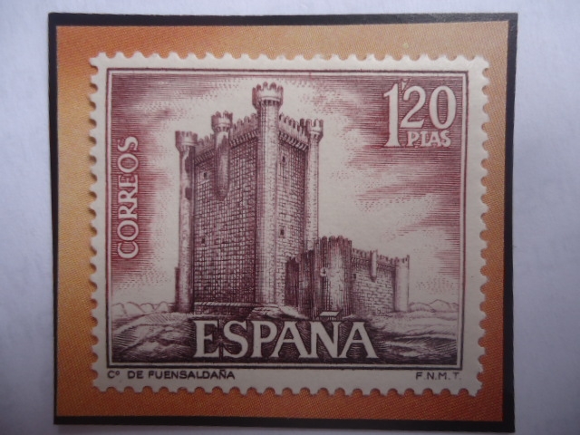 Ed:Es 1881- Castillo de Fuensaldaña (S. XV)- Valladolid - Serie: Castillos (1968)