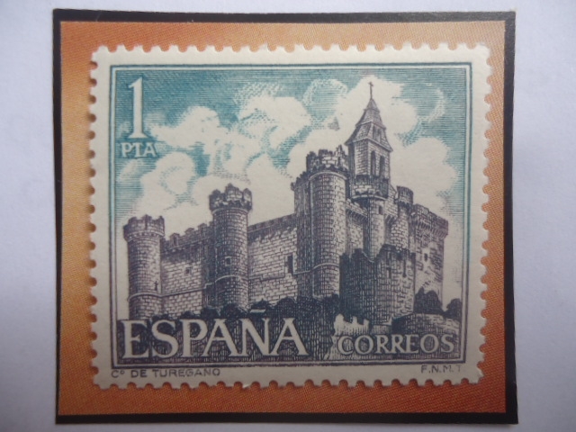 Ed:Es 1927 - Castillo de Turegano - Segovia-(Monumento Nacional desde 1931) - Serie Castillos (1969)