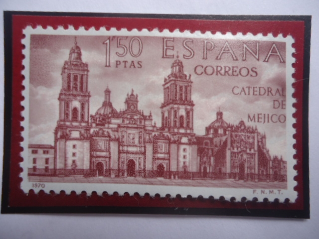 Ed:Es 1997 -Catedral de Mexico - Serie: Exploradores y Colonizadores de América.
