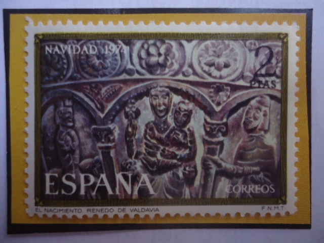Ed:Es 2217- El Nacimiento Renedo de Valdavia - Natividad 74- Iglesia de Valdavia-Palencia.