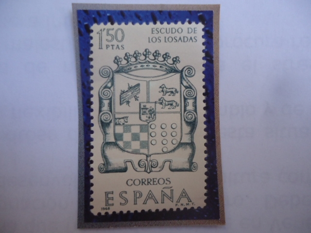 Ed:Es 1891- Escudo de los Losadas - Cristianización de Venezuela y Fundación de Caracas