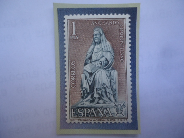Ed:Es 2009- Santa Brígida Vadstena-Suecia - Año Santo Compostelano.