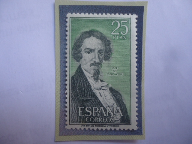 Ed:Es 2072- Escritor Español José de Espronceda y Delgado (1808-1842)