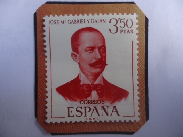 Ed:Es 1995- José María Gabriel y Galán (1870-1905)- Poeta y Escrito Español - Serie: Escritores Espa