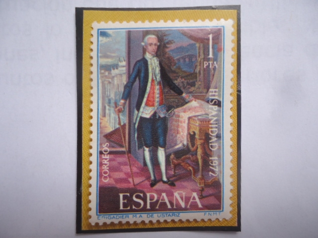Ed:2107- Brigadier Miguel Antonio de Ustáriz (? - 1792) - Gobernador de Puerto Rico entre 1789- 1792