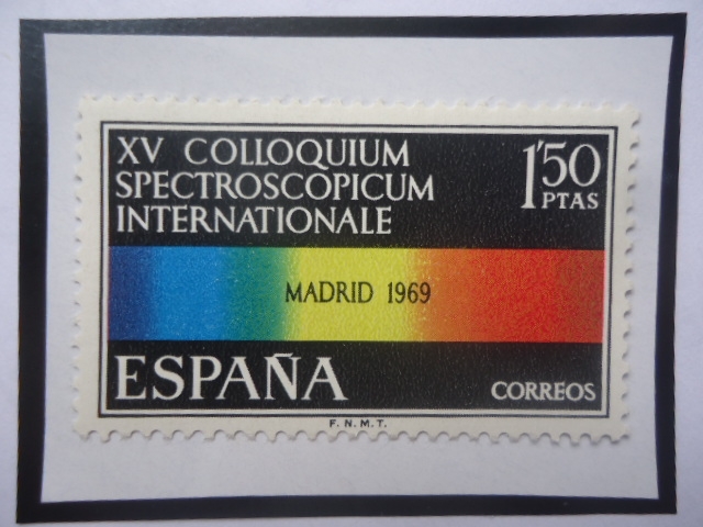 Ed:Es 1924-XV Colloquium Spectroscopicum Internationale - Madrid 1969-Congreso Internacional de espe