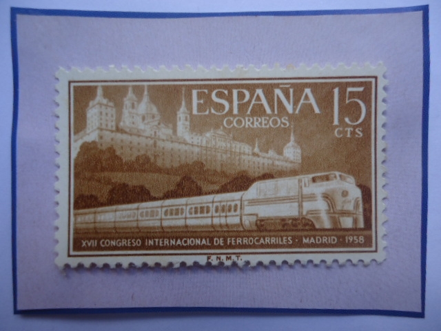 Ed:1232-XVII Congreso Internacional de Ferrocarriles-Madrid-Real Monast. de Sn.Lorenzo de El Escoria
