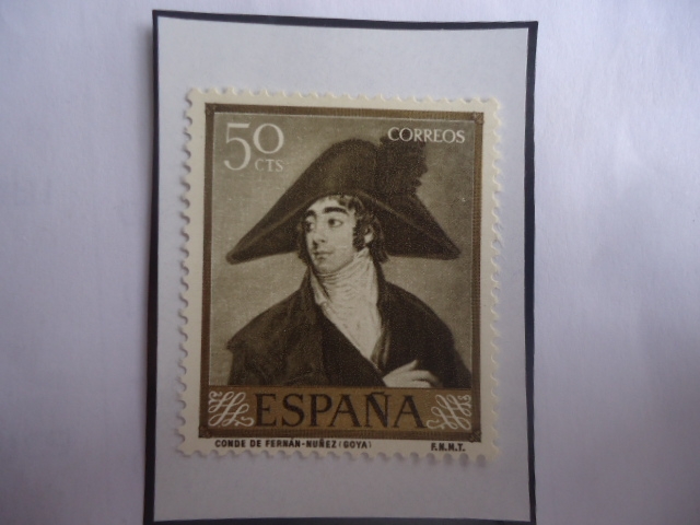 Ed:1212- Alonso Estacio Gutiérrez de los Ríos- Conde de Fernán Núñez- Serie:Pinturas de Goya. 