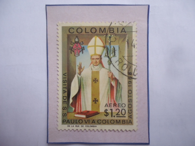 Visita de S.S. Paulo VI a Colombia (Agosto de 1968) - Escudo de Armas