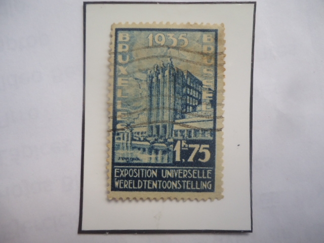 Exposición Internacional de Bruselas 1935- Pabellón Belga- Exposición Mundial Bruselas.