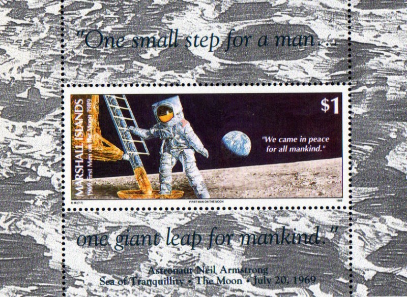 20 Aniversario del alunizaje del modulo lunar del Apolo 11