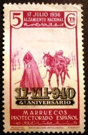 MARRUECOS ESPAÑOL. 1940 17 jul. IV Aniversario del Alzamiento Nacional