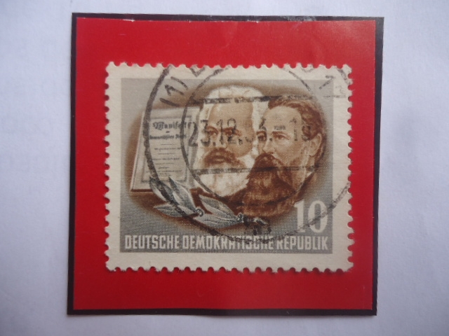 Manifiesto Comunista-Karl H.Marx (1818/83)-Friedrich Engels-70°Aniv.de la Muerte de Marx (1883-1953)