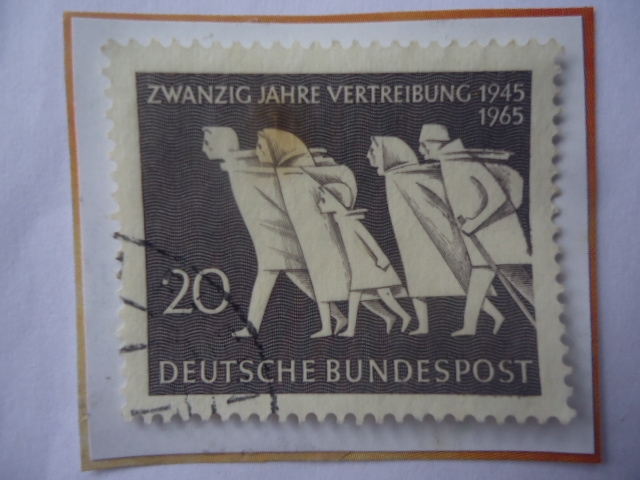 Zwanzig Jahre Vertreibung, 1945-1965- 20°Aniversario de Desplazamiento- Afluencia de Alemania del Es