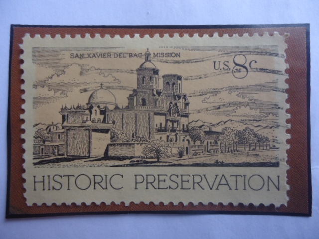 San Xavier del Bac Mission(Misión Católica Española- Tucson-Arizona)- Historic Preservation- Año 197