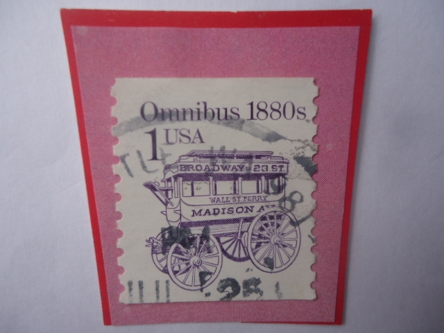 Omnibus 1888s- Broaway a 23St. - Wall´st ferry - madison Au