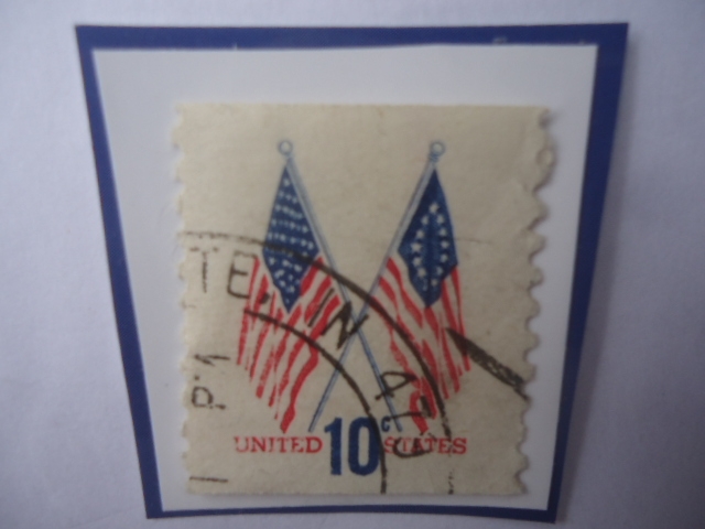 Bandera de Estados Unidos - Bandera d 50 Estrella - Bandera de 13 Estrella - Serie:1970/74.