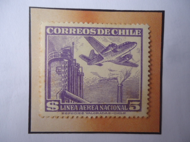Línea Aérea Nacional-Chile- Aerolínea LAN - Fabrica- Avión.