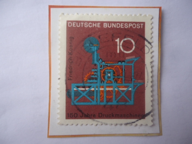 Friedrich Koenig (1774-1833) Inventor Alemán- Máquina Impresor
