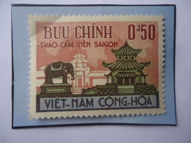 Buu Chinh - Vietnam del Sur- Zoológico y Jardines Botánicos-Sello de 0,50 Döng.