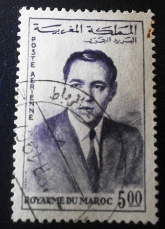 Rey Hassan II. Correo aéreo