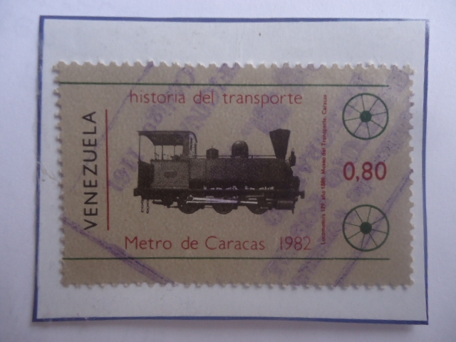 Historia del Transporte-Locomotora 129 (1889)Museo del Transporte en Caracas- Serie: Metro de Caraca